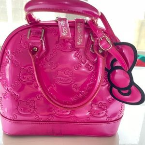 Sanrio Hello Kitty Loungefly Embossed Purse Handbag Pink